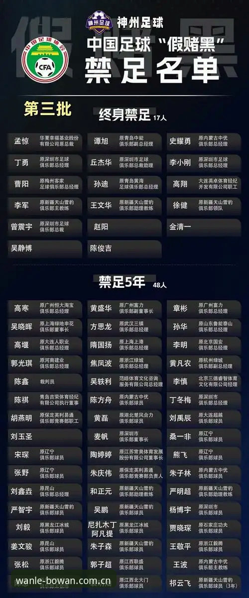 博万娱乐登录评测 中国足协第三批禁足名单深度解析——博万体育平台独家视角